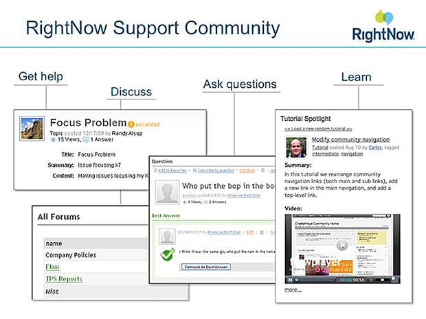 RightNow Support Community